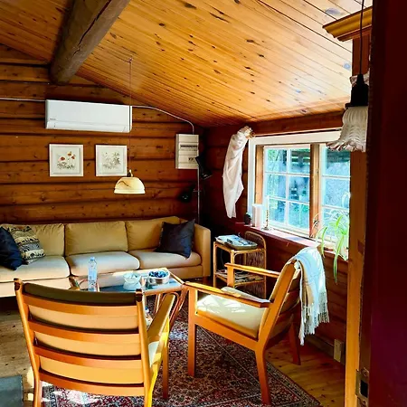 60s Log In Peaceful Nature In Djursland Ebeltoft