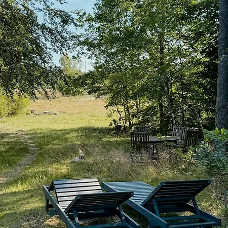 60s Log In Peaceful Nature In Djursland Ferienhaus *